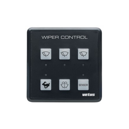 WINDSCREEN WIPER CONTROL PANEL FOR UP TO 3 WIPERS, 12/24V