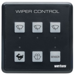 WINDSCREEN WIPER CONTROL PANEL FOR UP TO 3 WIPERS, 12/24V