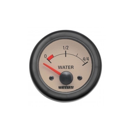 INDICADOR NIVEL DE AGUA BEIGE, 12 V, AGUJERO Ø 52 MM (SIN FL
