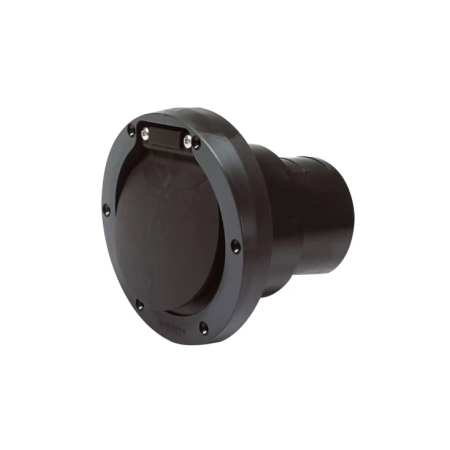 SALIDA CASCO ESCAPE CON VÁLVULA ANTI-RETORNO, PLÁSTICO, Ø 45