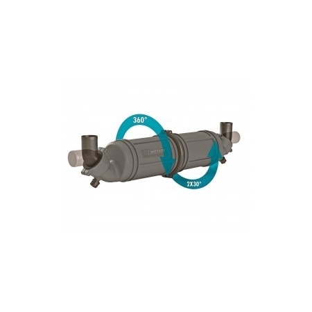 Rotatable waterlock/muffler type