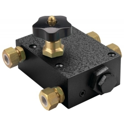Single non-return valve (G1/2) with by-pass valve