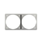 PROLONGACION PANEL CUADRADO PARA 2 INDICADORES 75 MM Ø (SIN INSTRUMENTOS)