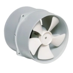 EXTRACTOR 24 V 3 AMP Ø 178 MM CAPACIDAD 12,5 M³/MIN.