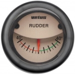 INDICADOR ÁNGULO DE TIMÓN BEIGE, 12/24 V, AGUJERO Ø 52 MM (S